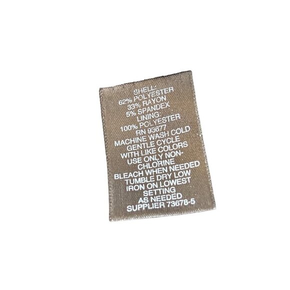 Liz Claiborne Blazer Black Women 18 Fully Lined One Button Notch Collar - Picture 10 of 11